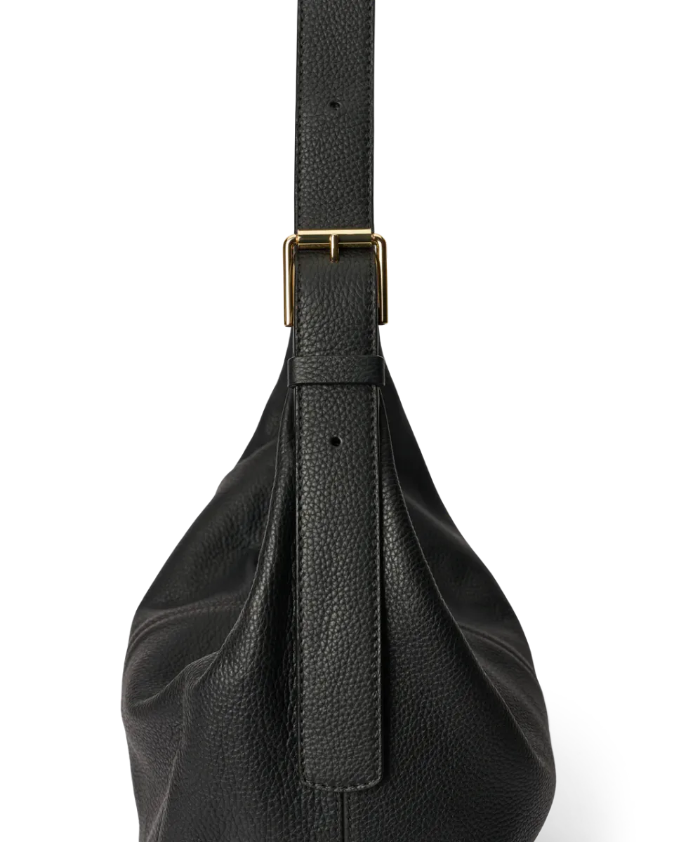ECCO Hobo M soft prebbled sort